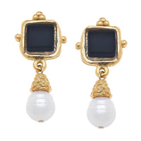 Susan Shaw - Charlotte Pearl Drop Earrings
