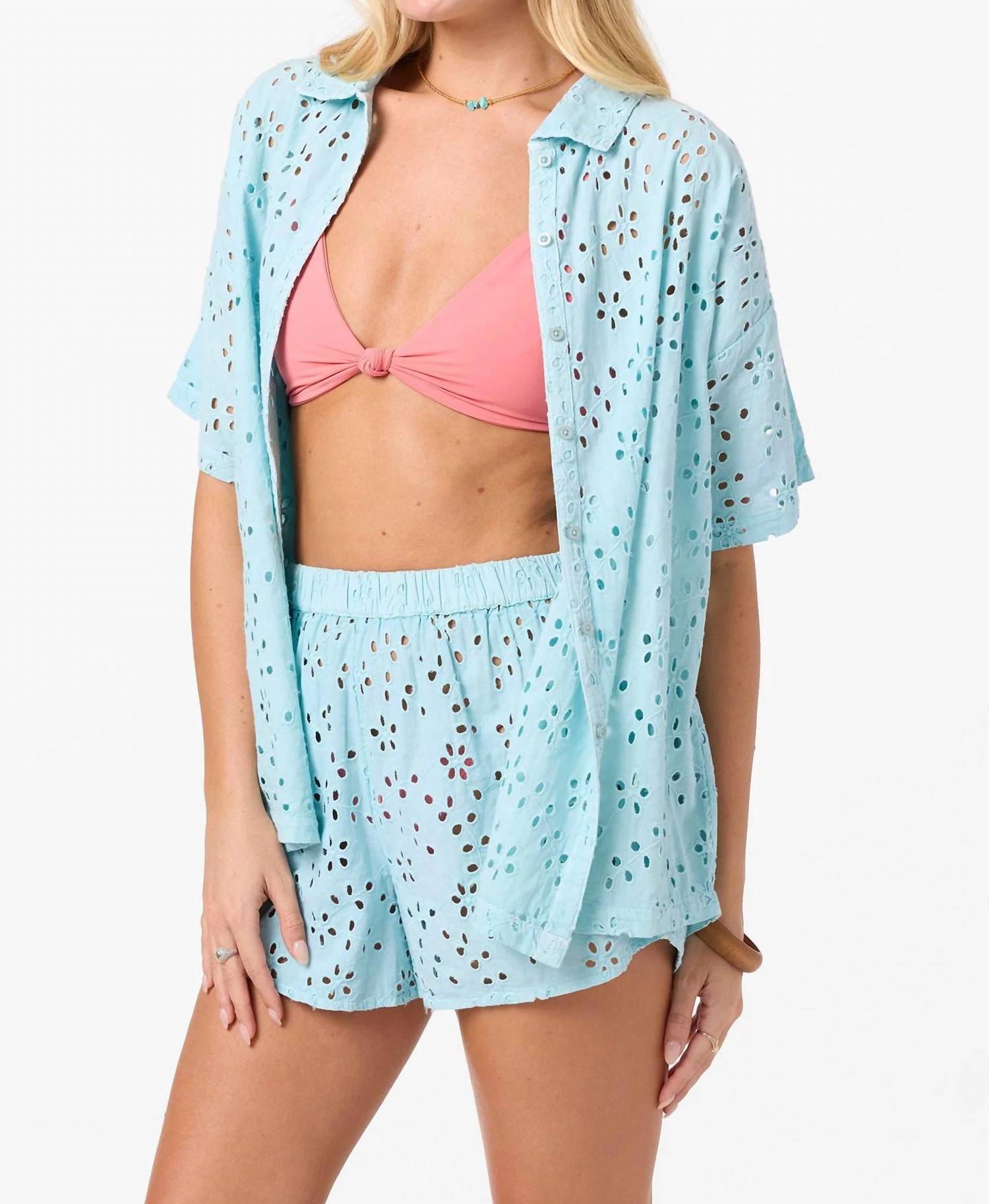 O'Neill - Jenna Eyelet Cover-up Top