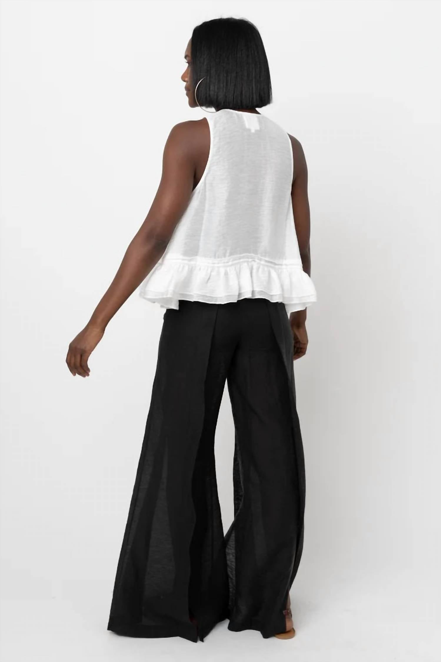 Hope For Flowers - Frilled Shell Top