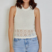 Dh New York - Soli Sleeveless Knit Tank Top