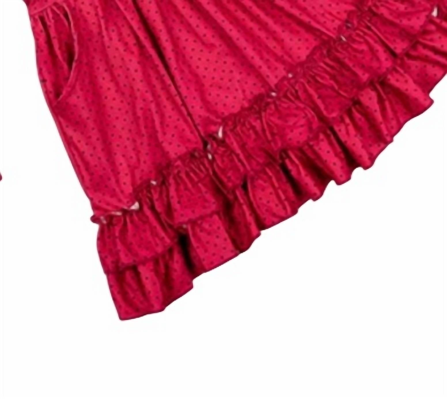 Okie + Lou - Girls All Things Dots And Ruffles Dress
