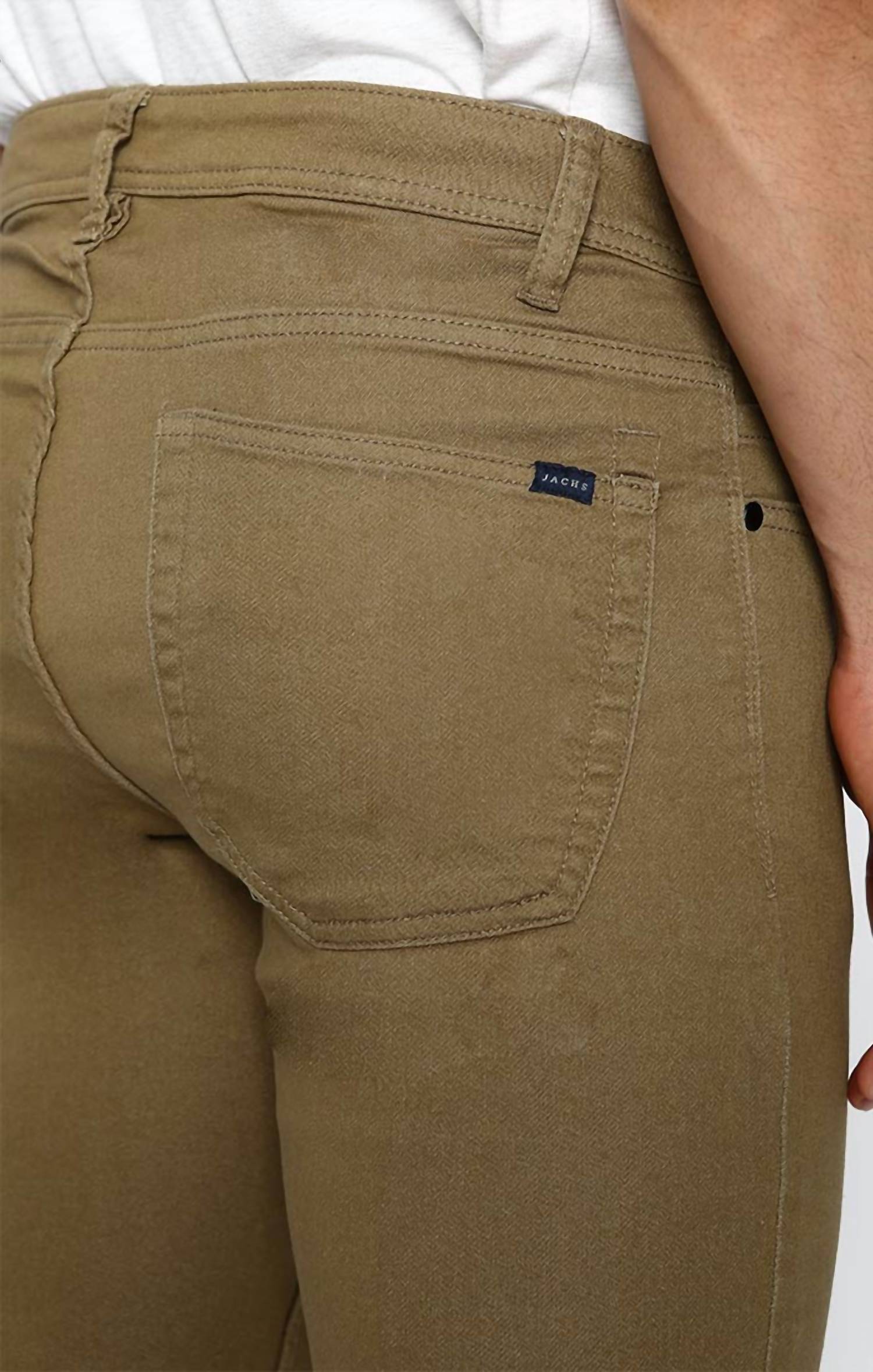 Jachs New York - Straight Fit Stretch Sateen 5 Pocket Pants