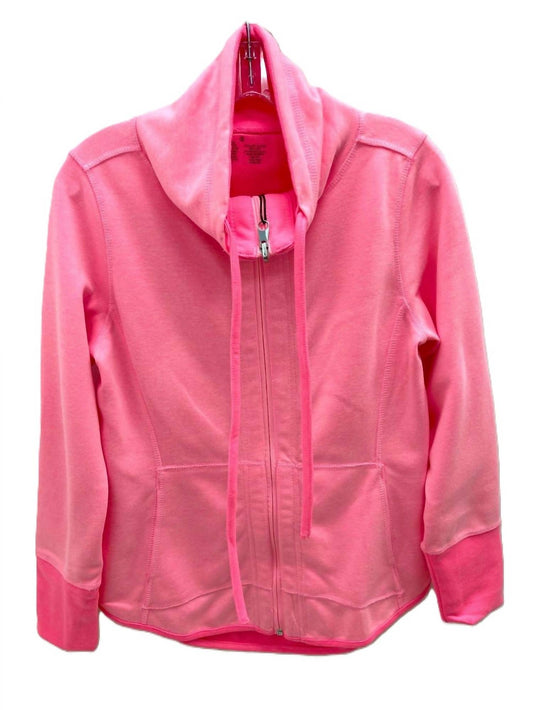 Lulu-B - Women's Reversible Front Pocket Zip Jacket