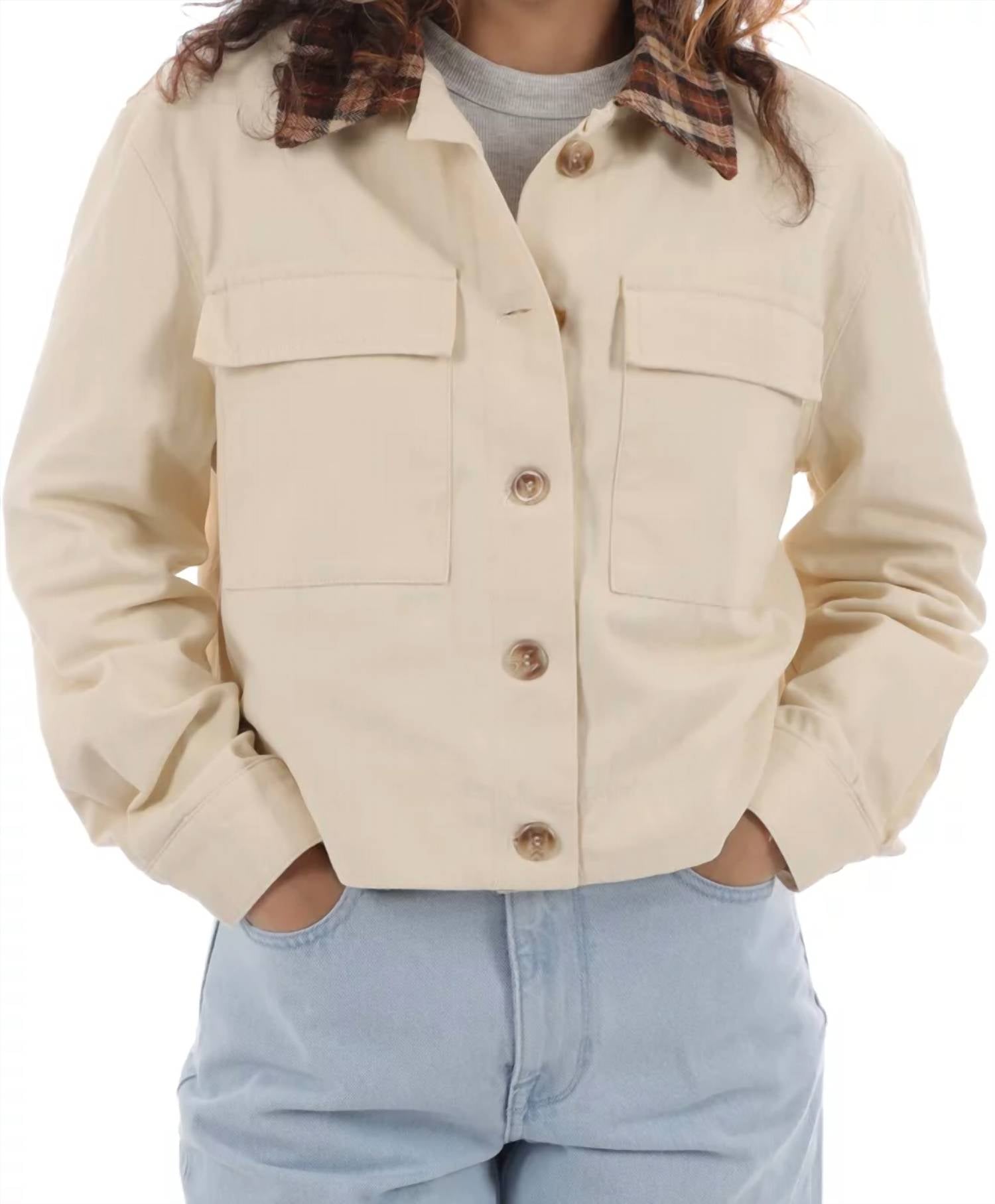 Rhythm. - Dylan Cropped Shacket
