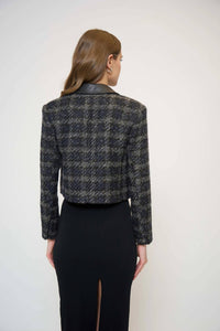 Central Park West - Lurex Houndstooth Jacket