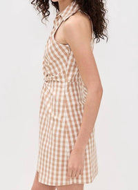 Cinq A Sept - Mckenna Gingham Denim Dress