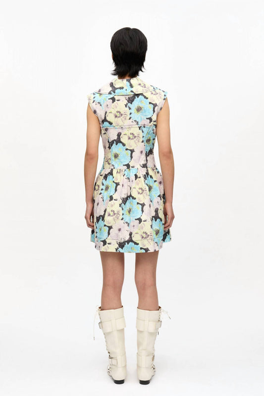Ganni - Floral Printed Mini Dress