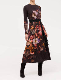 Johnny Was - JANIE FAVORITE LONG SLEEVE MIDI DRESS