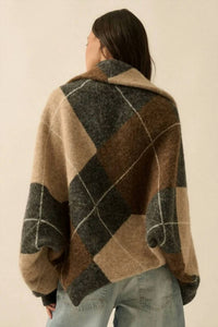 Promesa - Anna Argyle Jacguard Knit Cardigan Shrug