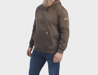 ARIAT Rebar Workman Canvas Hoodie in brown - men's shirt