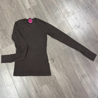 Crown Jewel - Long Sleeve Raglan V Neck Top
