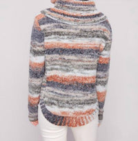 Charlie B - Cowl Neck Cable Knit Sweater