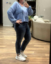 Judy Blue - Women's Sophia Midrise Cuffed Boyfriend Jeans