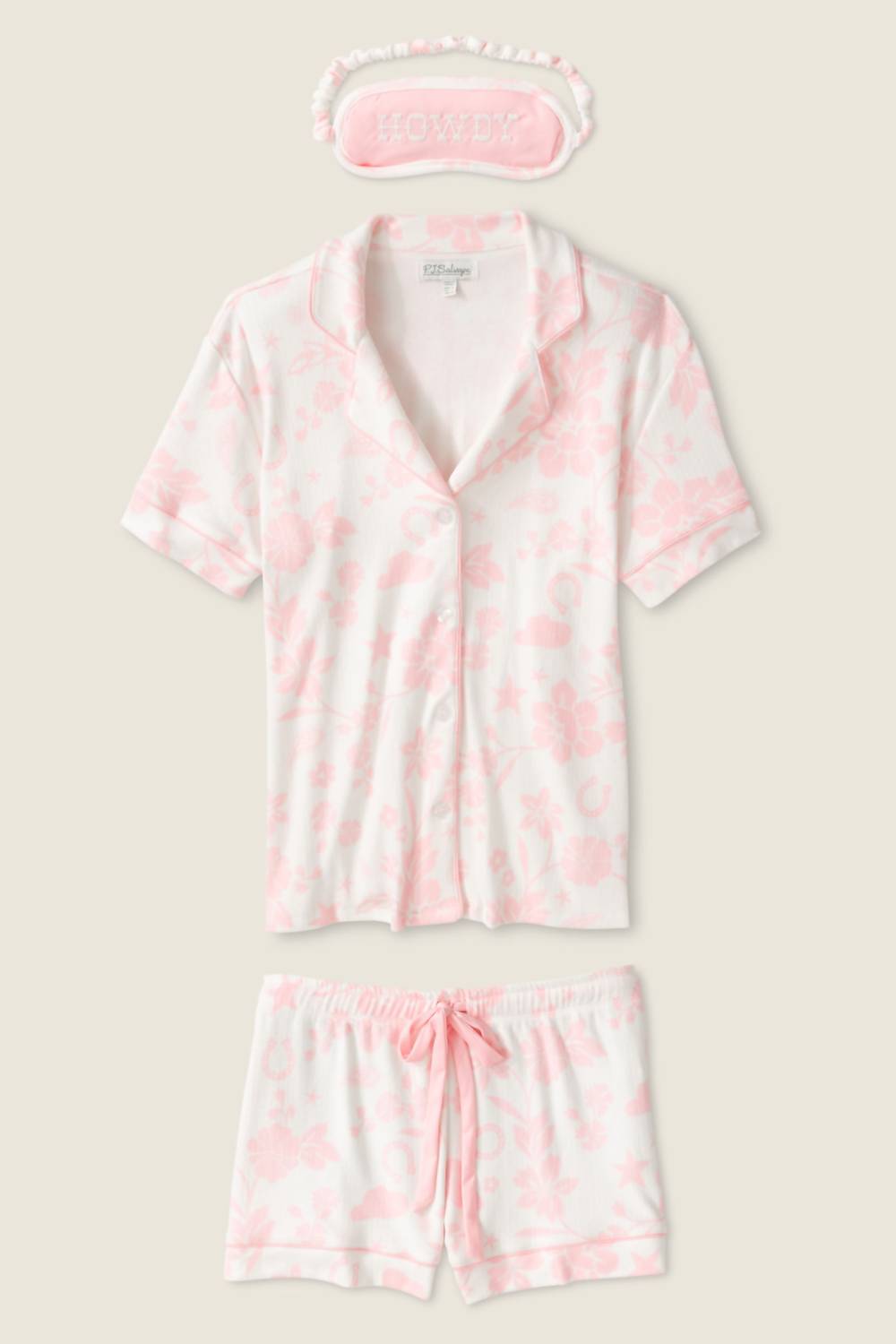 Pj Salvage - Wild Flower Western Three Piece Short Set