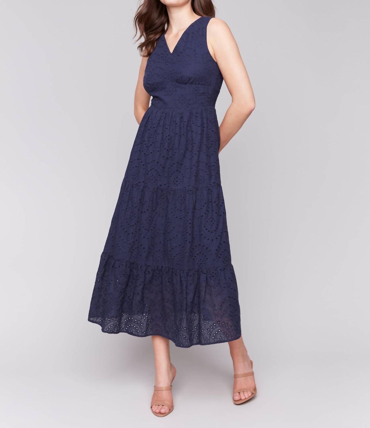 Charlie B - Lined Eyelet Dress