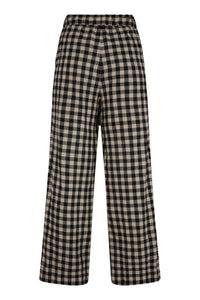 Carolina K - Lou Plaid Wide Leg Pants