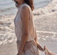 Lysse - Sequin V-Neck Shell Top