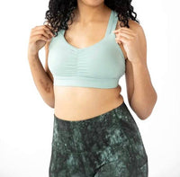 Handful Y Back Bra in mint green - women's intimate