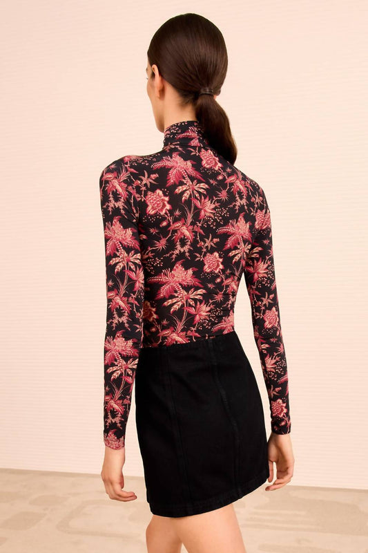 Ulla Johnson - Aurelia Jersey Long Sleeve Turtleneck Top