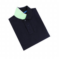 Eight X - Double Sided Collar Ribbed Texture Polo