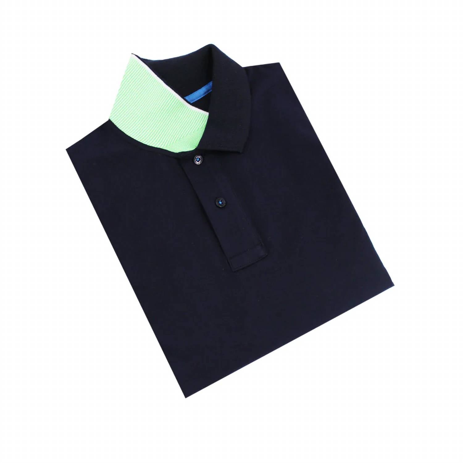 Eight X - Double Sided Collar Ribbed Texture Polo