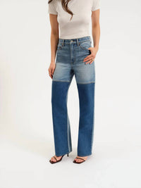 Daze - City Straight High Rise Straight Leg Jeans
