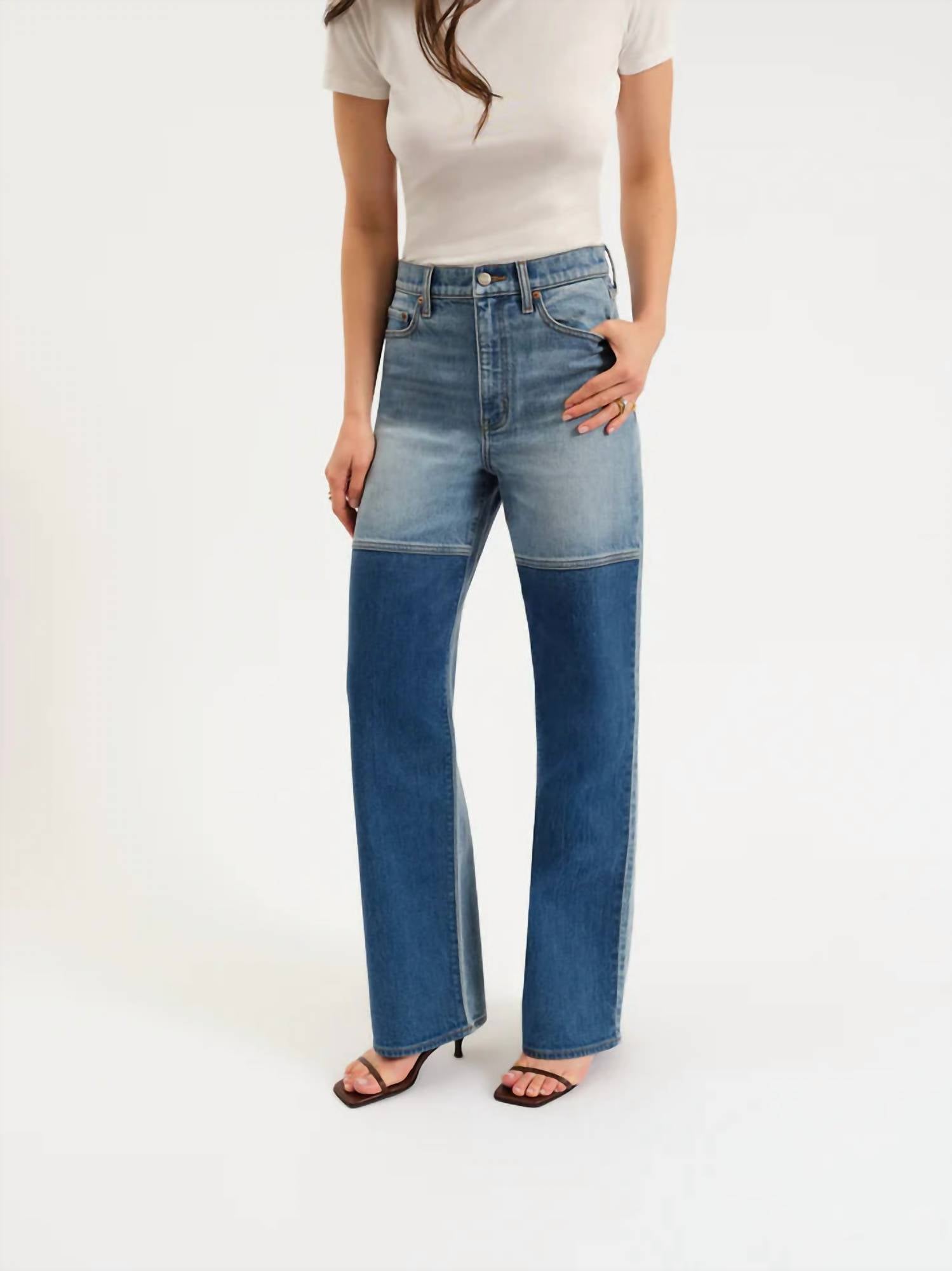 Daze - City Straight High Rise Straight Leg Jeans
