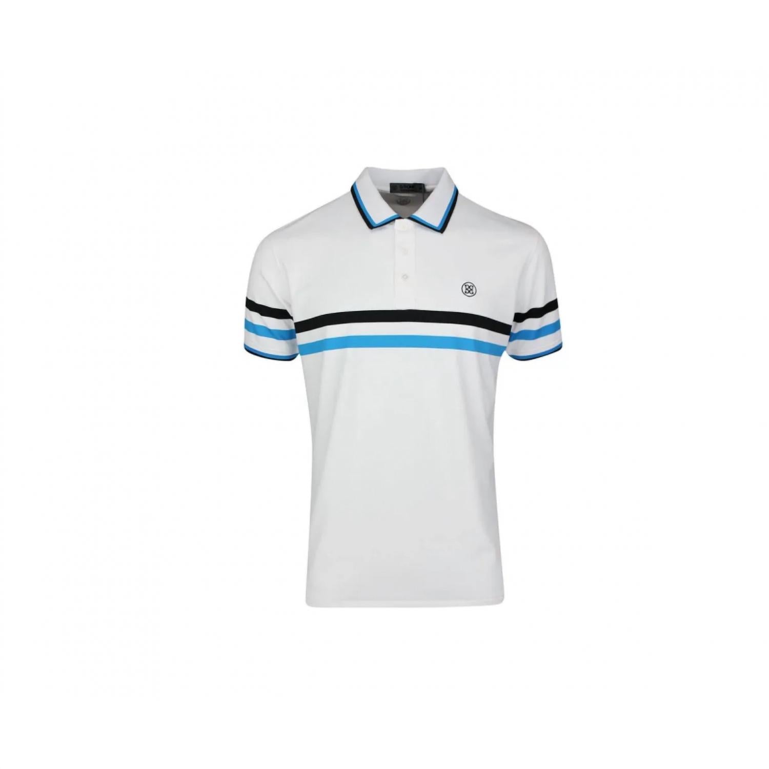 G/Fore - Perforated Chest Stripe Polo