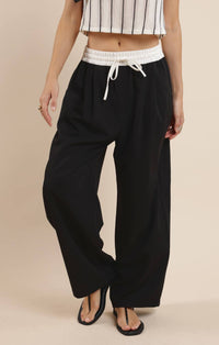 Sage The Label - BREAK AWAY CONTRAST WAISTBAND PANT