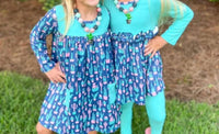 Pete + Lucy - Girls Boho Cactus Dress