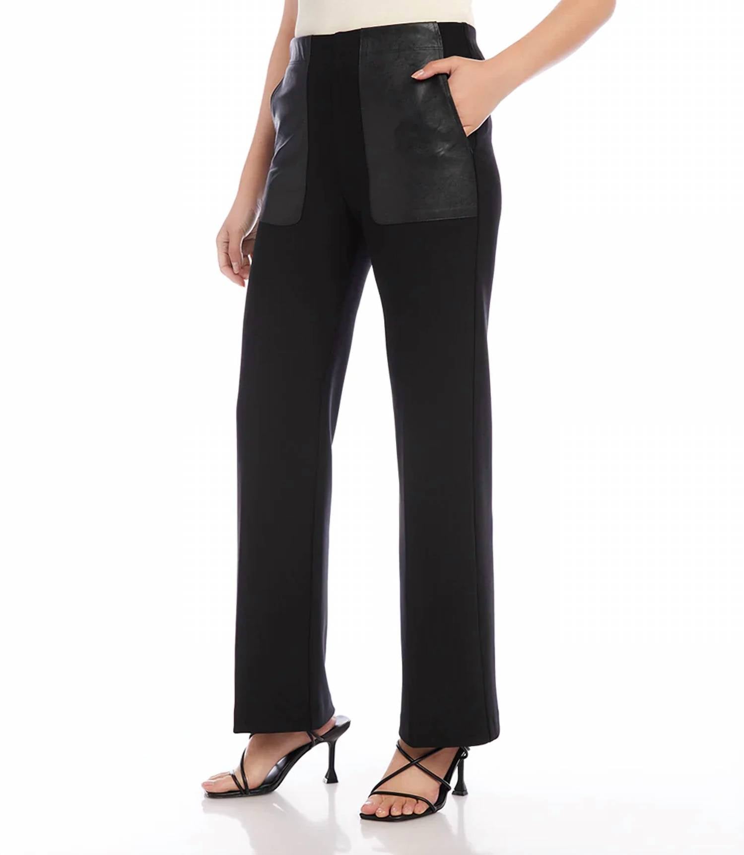 Karen Kane - Briona Contrast Pocket Pants
