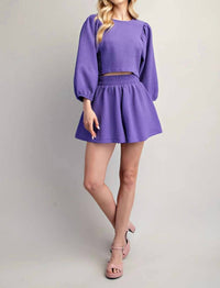 Glam - It's Game Time Top And Shorts Set