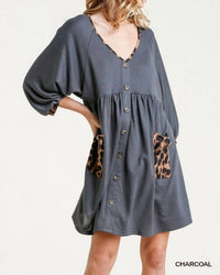 Umgee - Leopard Pocket Dress