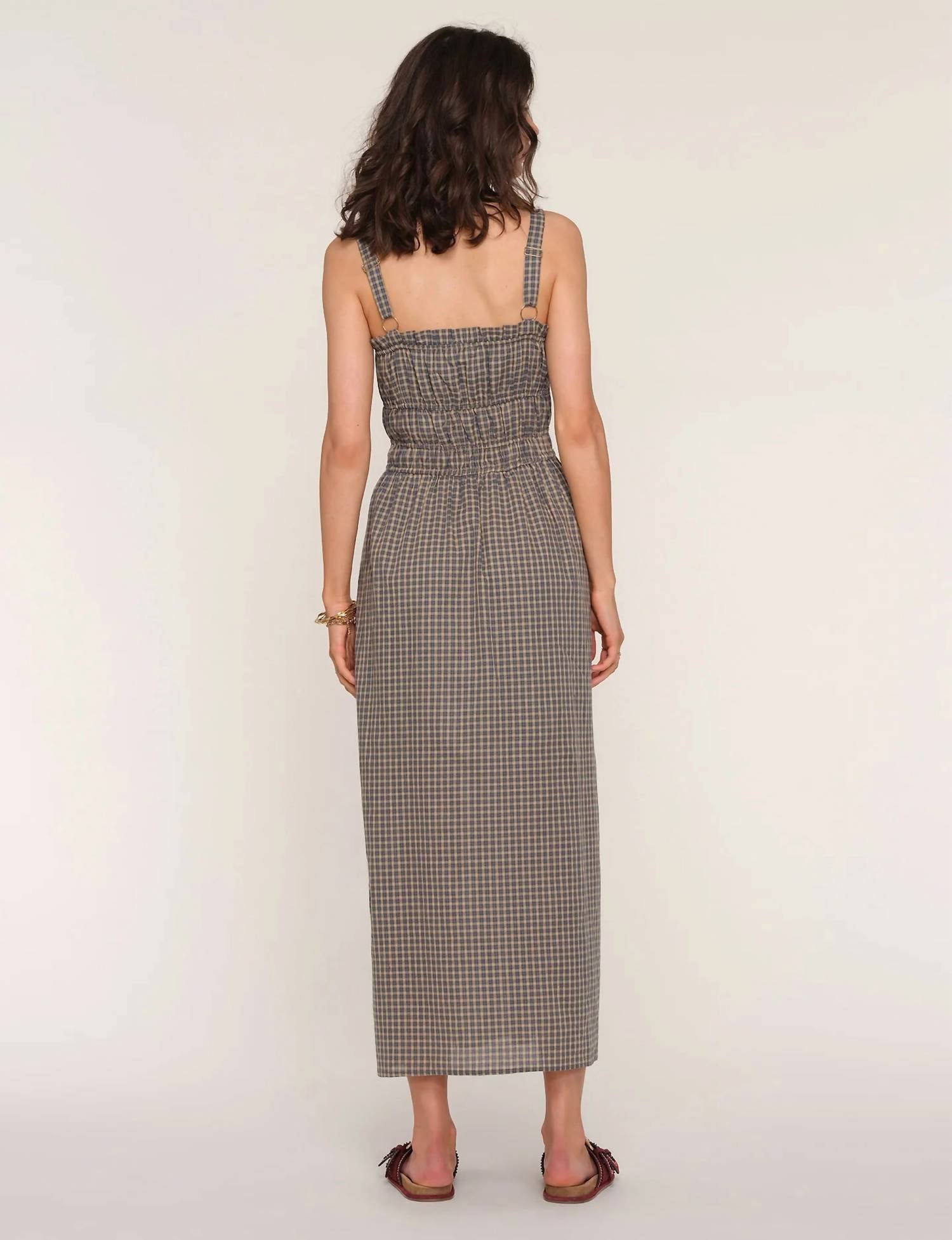 Heartloom - Auburn Gingham Voile Dress
