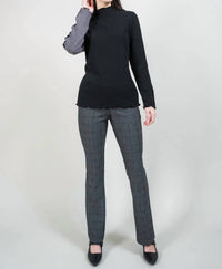 Trisha Tyler - Two toned ribbed top
