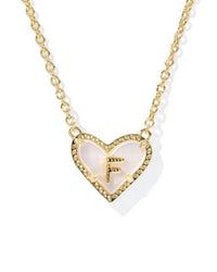 Kendra Scott - Women's Heart Letter F Pendant