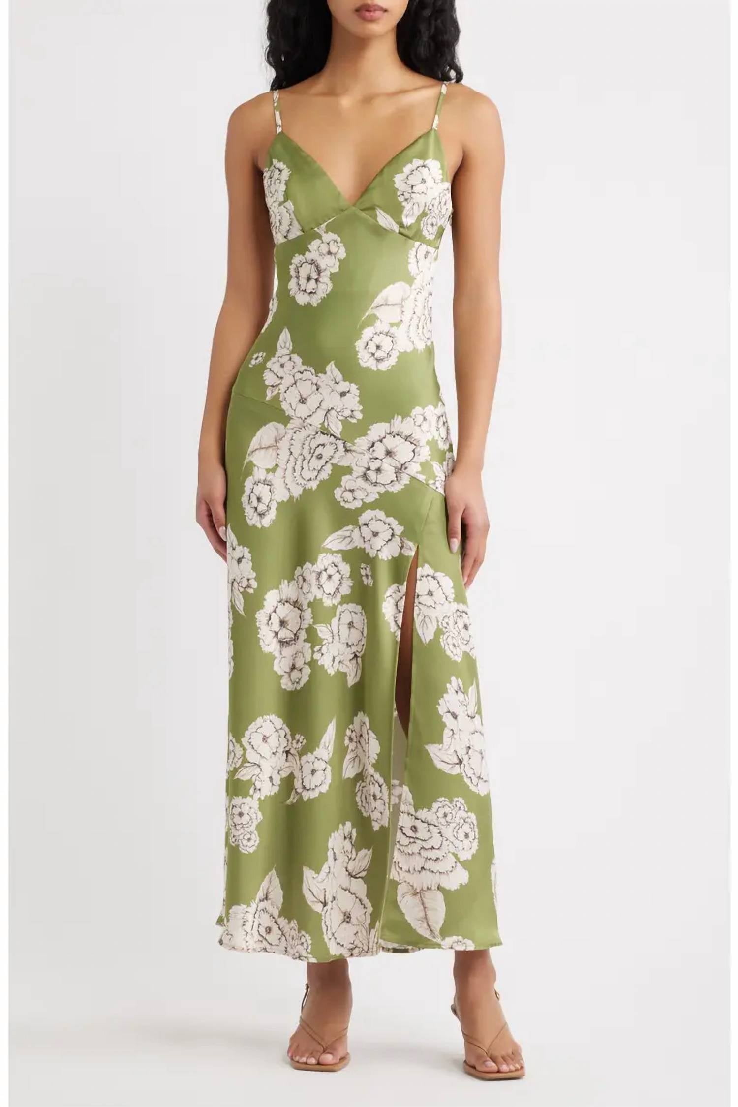 Lulus - Carreta Midi Slip Dress