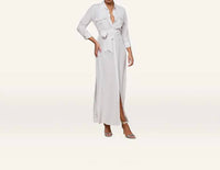 L'Agence - Cameron Silk Shirt Dress