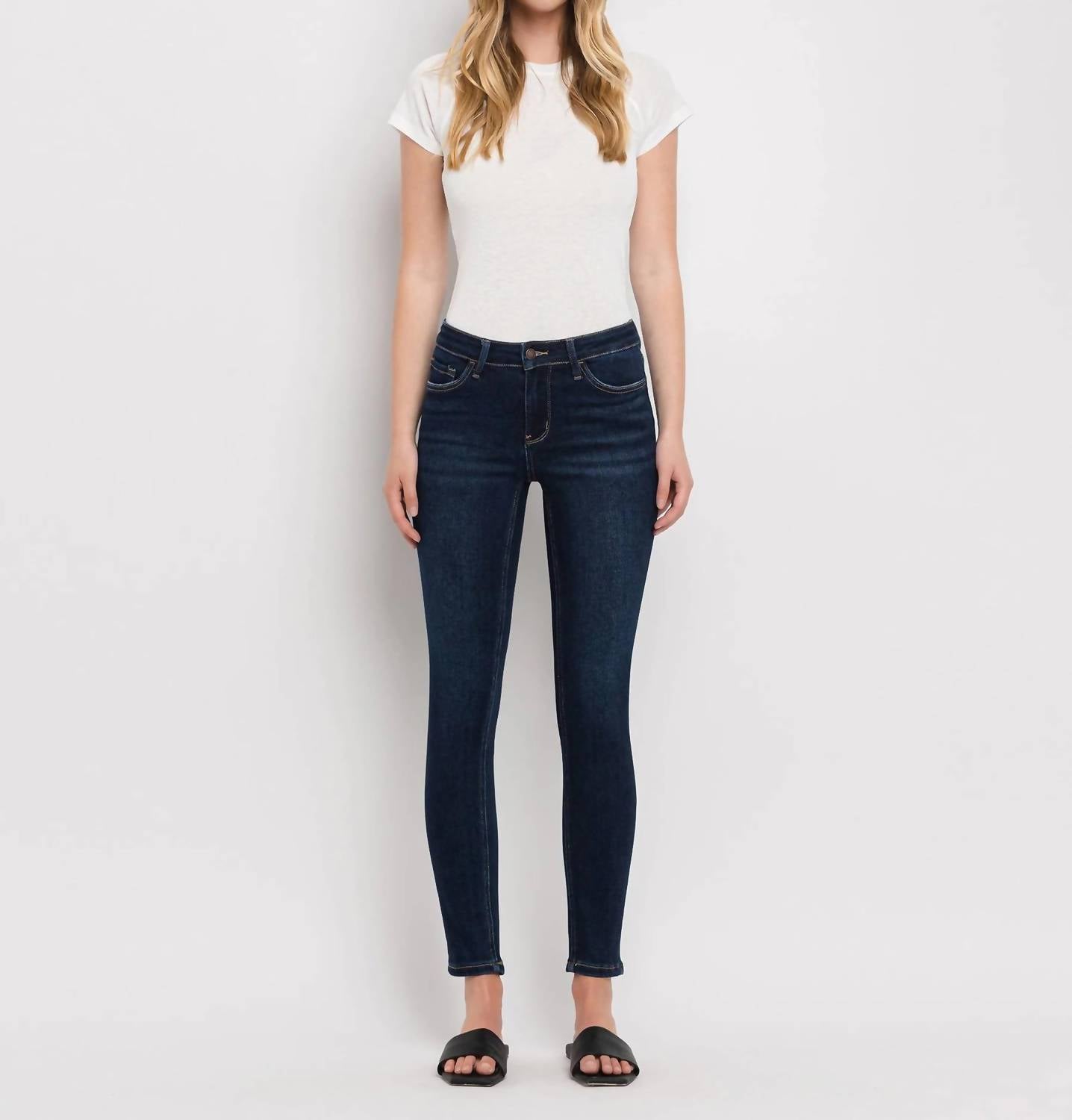 Vervet By Flying Monkey - Mid Rise Ankle Skinny Jeans