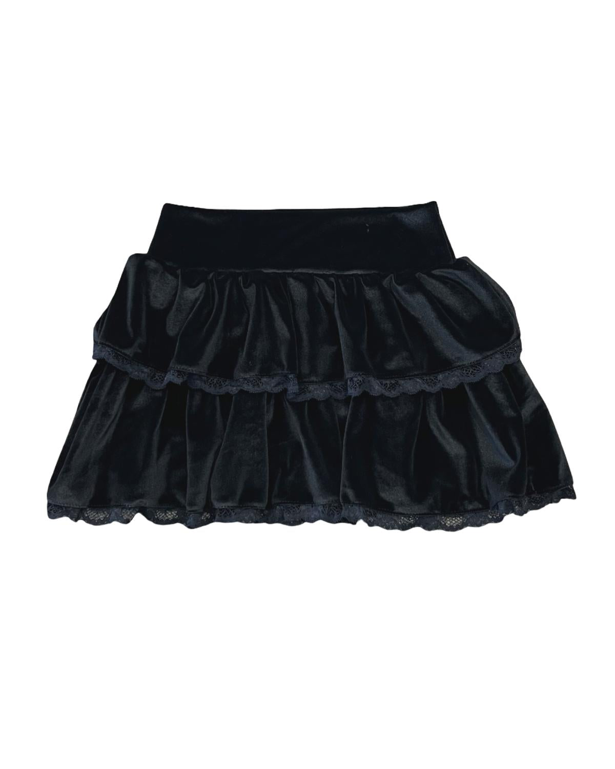 Flowers By Zoe - Girl's Velvet Skirt