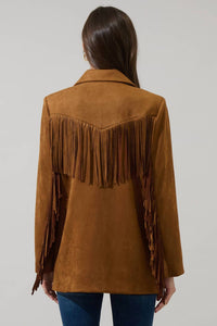 Sugarlips - Rufina Fringe Collared Jacket
