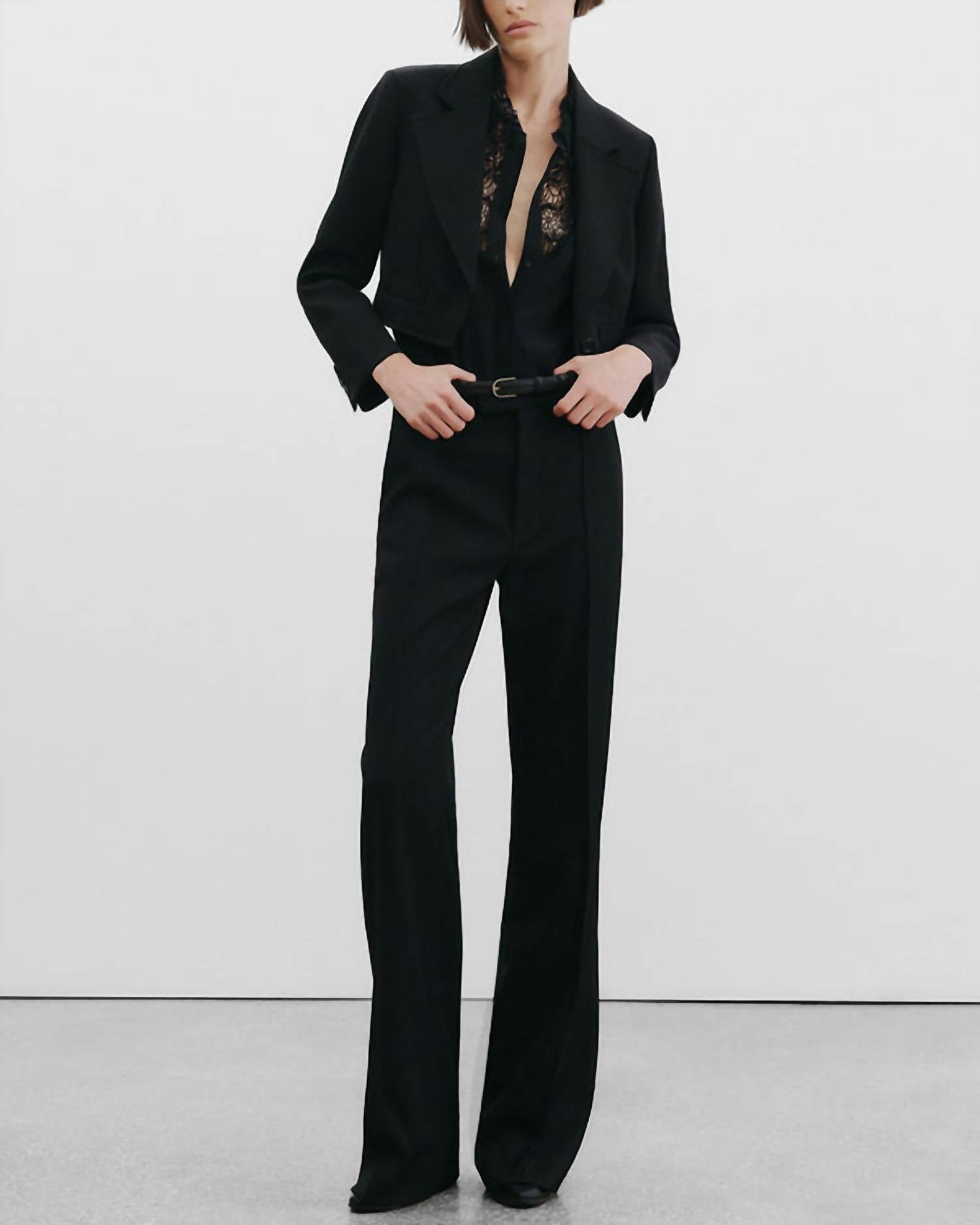 Nili Lotan - Zola Lace Silk Shirt