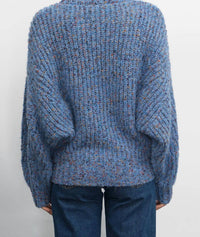 Greylin - Jasper Slouchy Speckled Crew Neck Sweater
