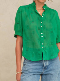 M.A.B.E. - Frani Embroidered Top