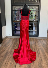 Sherri Hill - Women's Square Neck Sleeveless Dress
