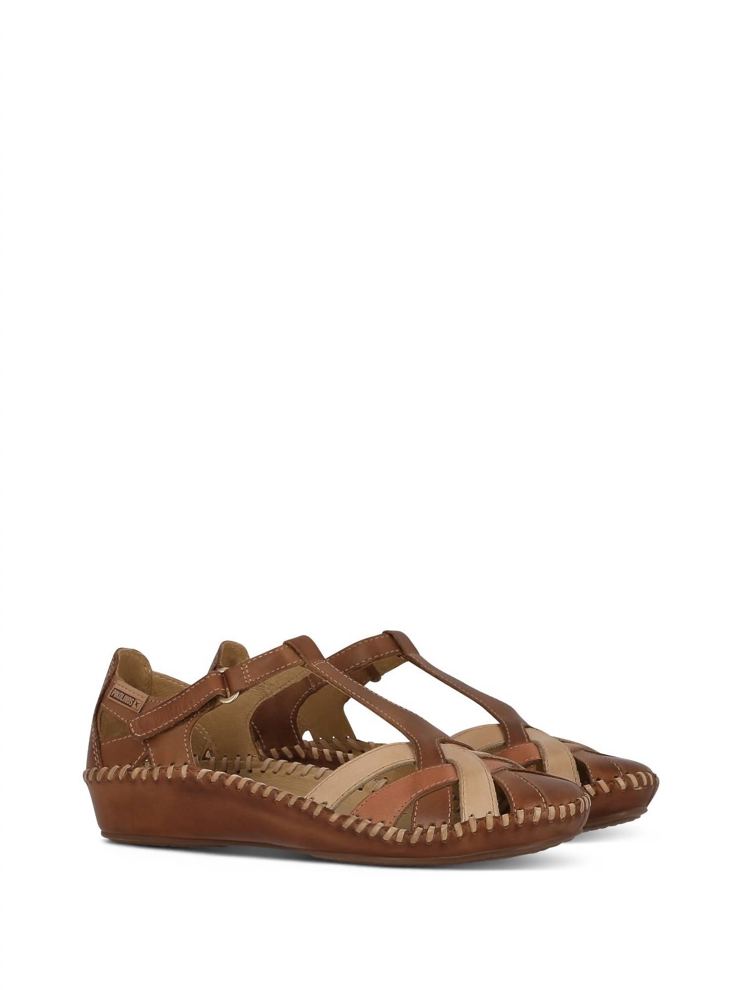 Pikolinos - Women's Vila Wedge Leather Sandals