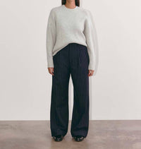 Everlane Cocoon Crew Wool Cashmere Sweater in light gray - women's sweater - view 4