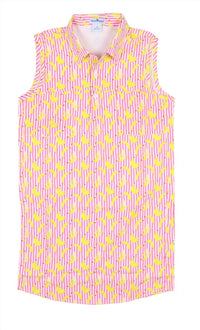 Blue Quail Clothing Co. - Girl's Sleeveless Dress Bananas