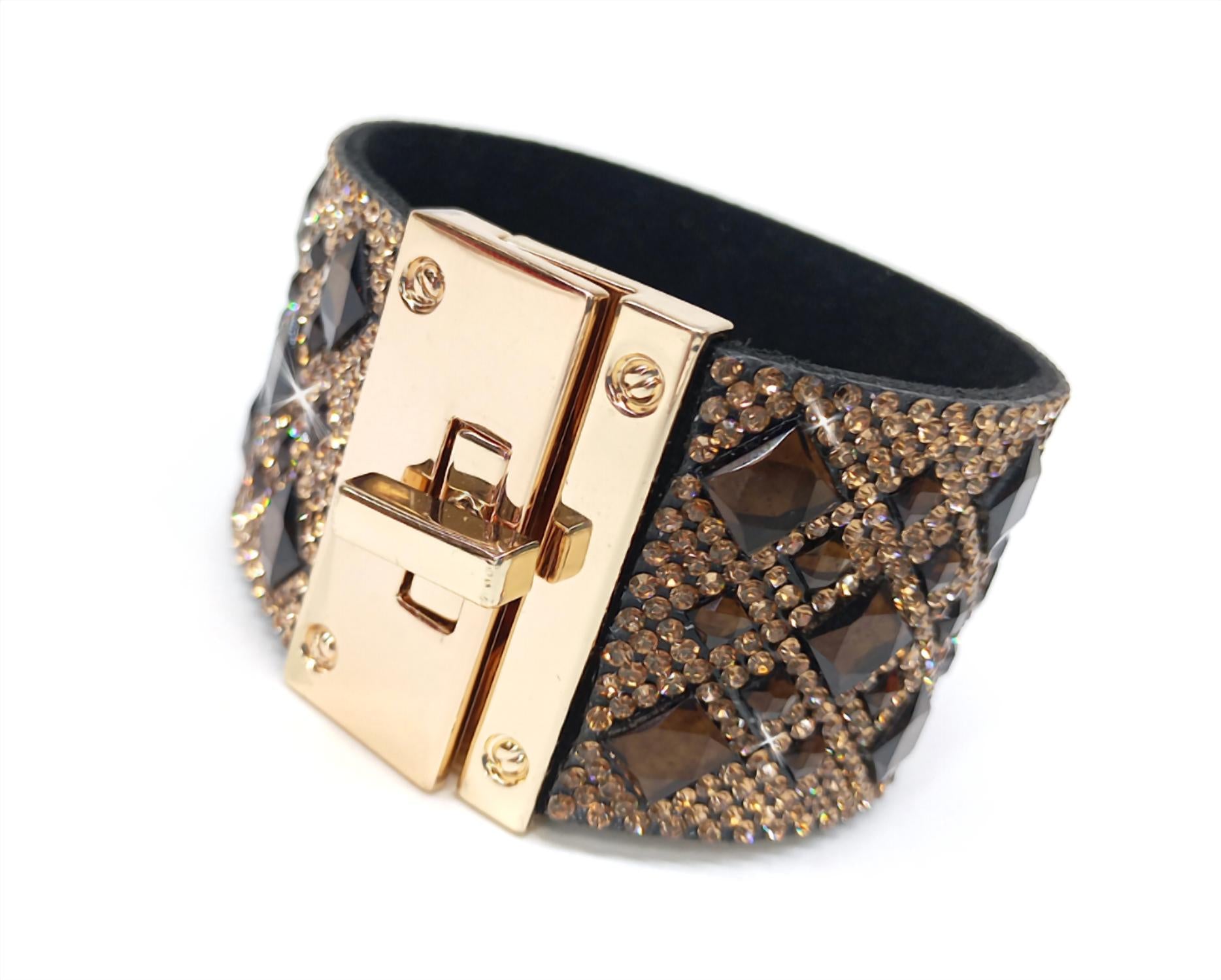 Jacqueline Kent - Women's Diamond Crystal Cuff Bracelet