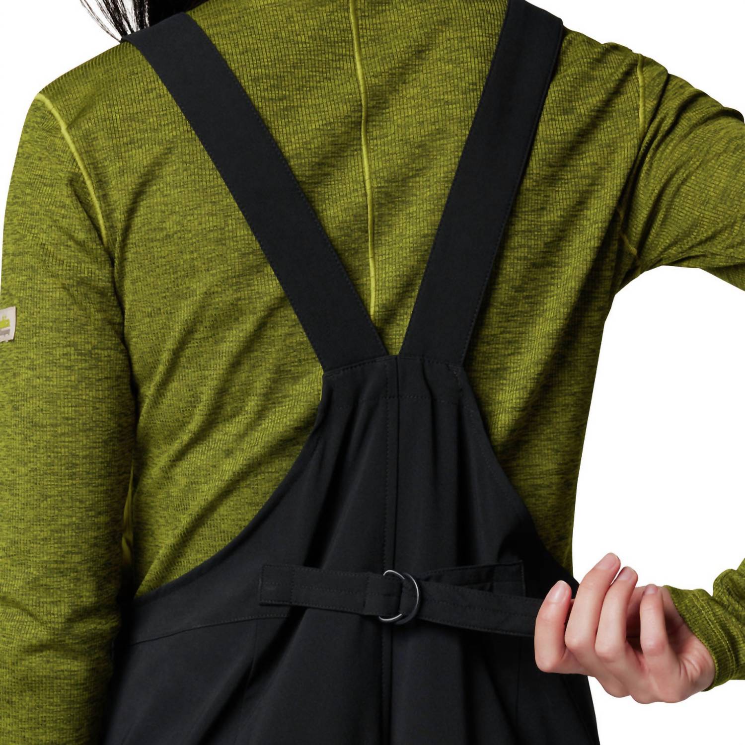 Columbia Wallowa Softshell Overall in black - women's jeans - view 6